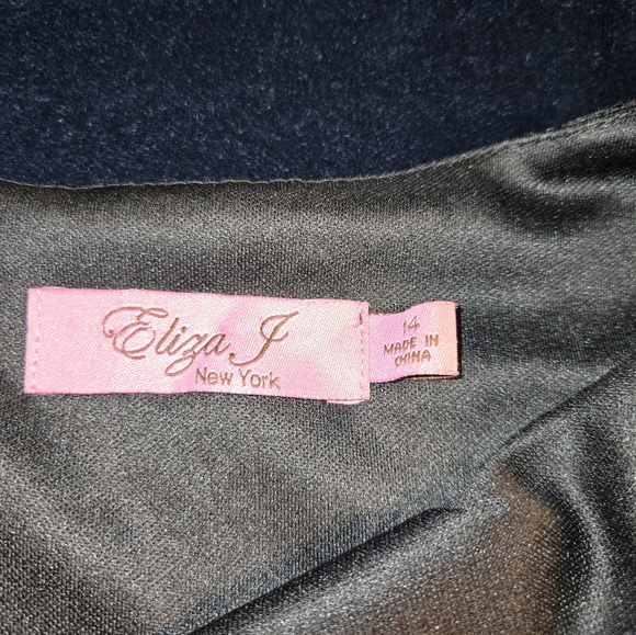 Eliza J. Cocktail Dress.  Black Lace. Women's Size 14 - Picture 3 of 8